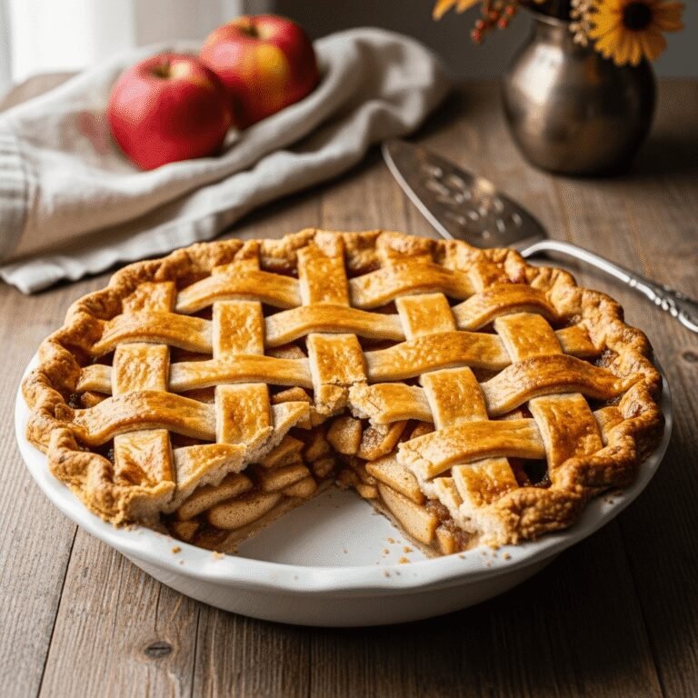 The Best Homemade Apple Pie Recipe – Classic, Flaky & Perfect Every Time