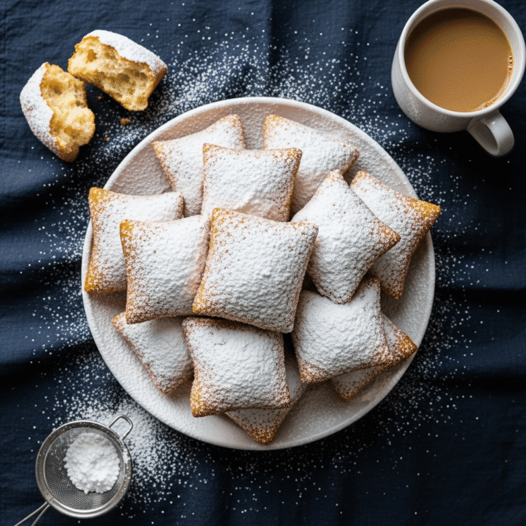 Classic New Orleans Beignets Recipe – Light, Fluffy & Dusted with Powdered Sugar