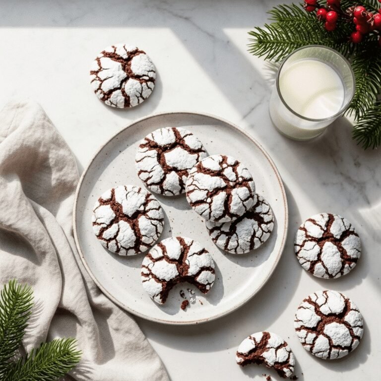 The Ultimate Chocolate Crinkle Cookies Recipe: Fudgy, Festive, and Perfectly Crackled