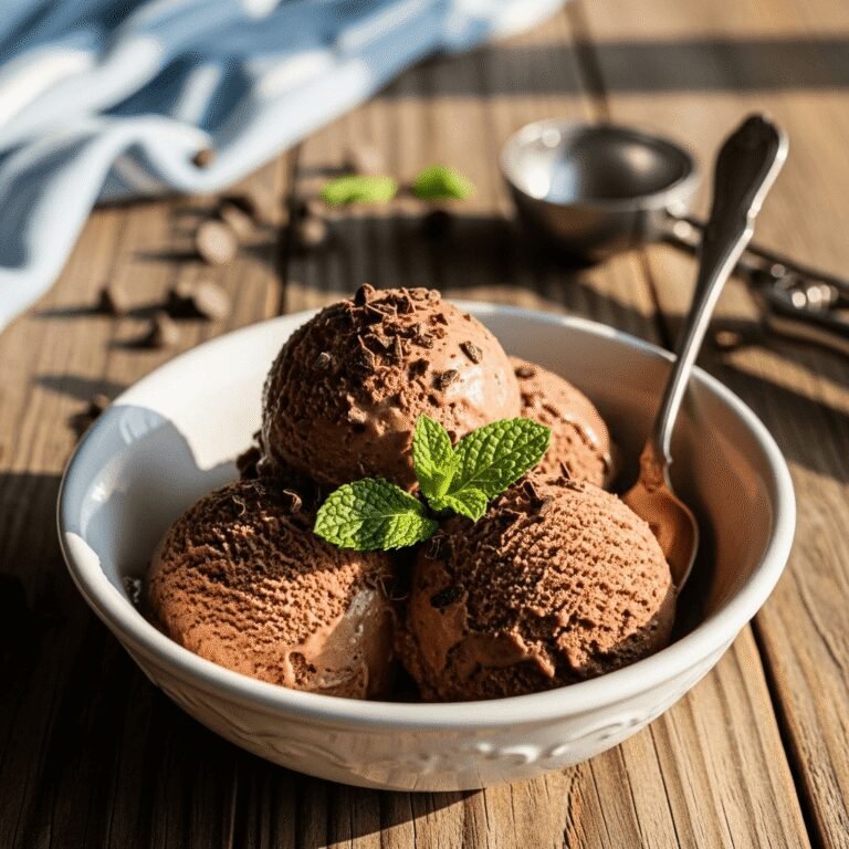 The Ultimate Homemade Chocolate Ice Cream Recipe