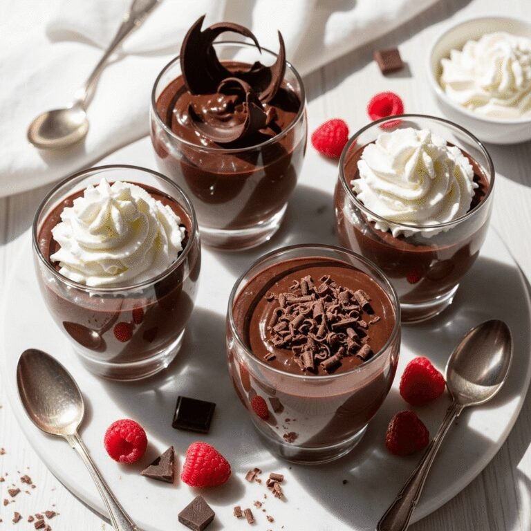 Creamy Homemade Chocolate Pudding Recipe: Rich, Silky, and Irresistible