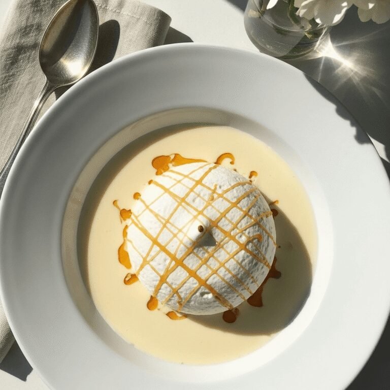 Floating Island Recipe (Île Flottante) – The Dreamy French Dessert That Melts in Your Mouth
