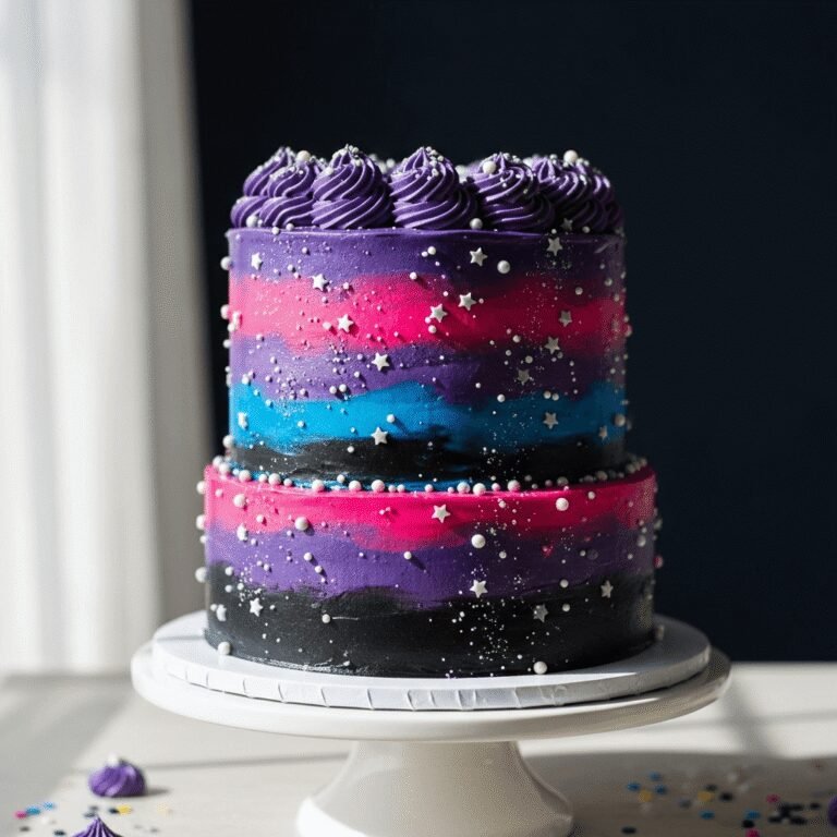 Stunning Galaxy Cake Recipe: A Cosmic Dessert That’s Out of This World