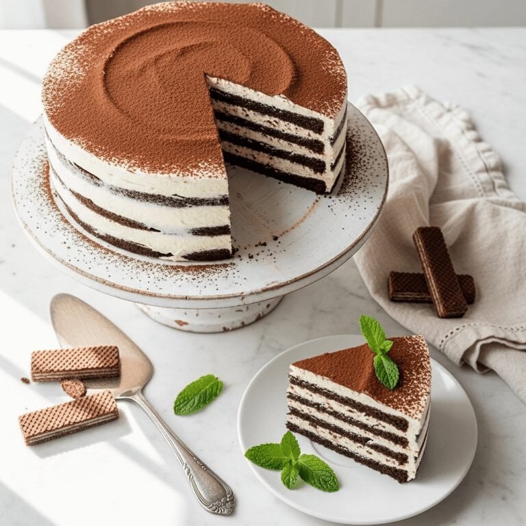 The Ultimate No-Bake Icebox Cake Recipe – Easy, Elegant & Perfect for Any Occasion!