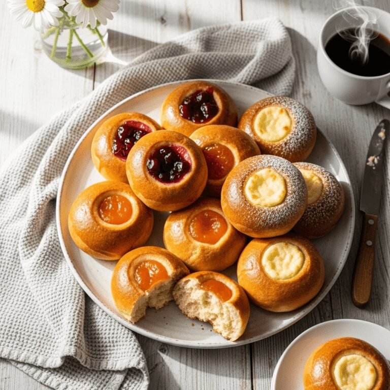 Easy Homemade Kolache Recipe (Czech Pastry with Sweet & Savory Fillings)