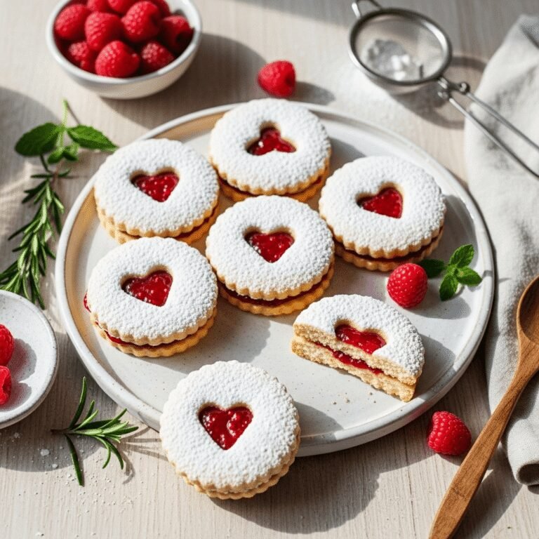 Perfect Linzer Cookies Recipe – Buttery Austrian Christmas Cookies with Jam