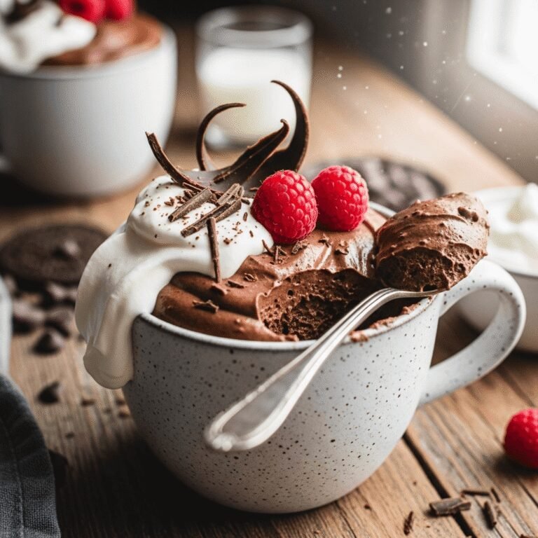 5-Minute No-Bake Chocolate Mug Cake – The Ultimate Quick Dessert Recipe!