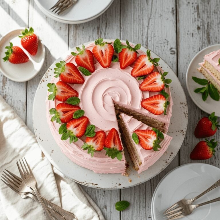 The Ultimate Strawberry Cake Recipe – Moist, Fluffy & Bursting with Fresh Flavor