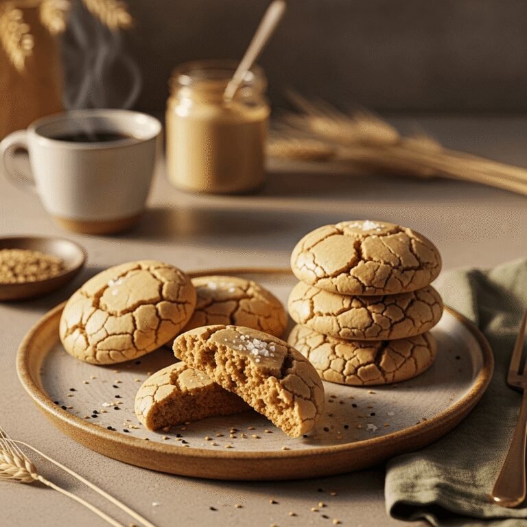 The Best Tahini Cookies Recipe – Soft, Nutty & Irresistibly Delicious