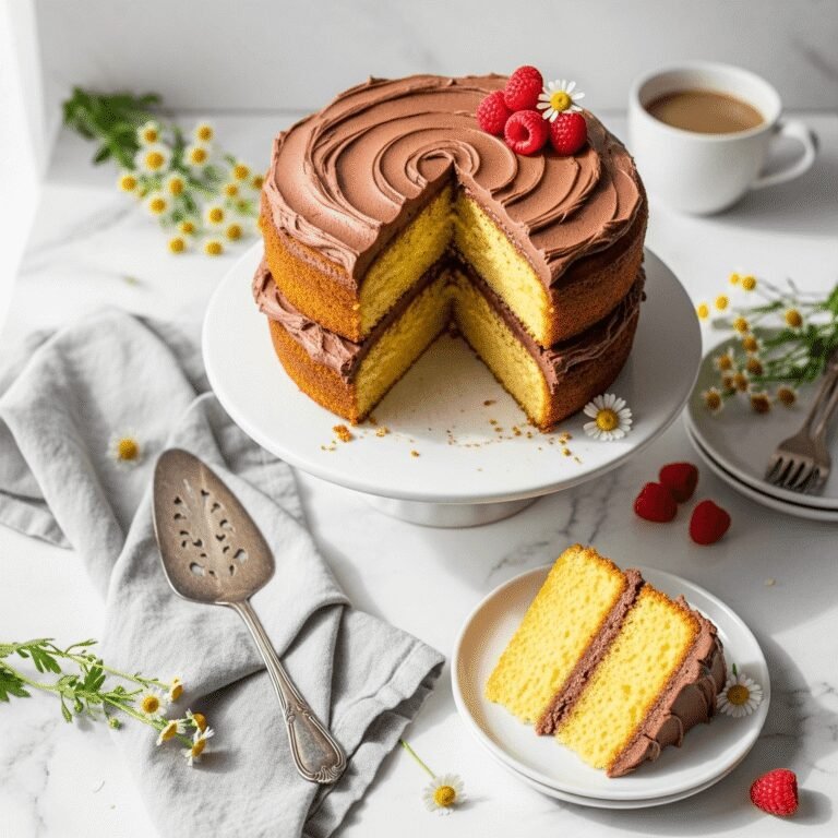 Classic Yellow Cake Recipe – Moist, Fluffy & Buttery Perfection!