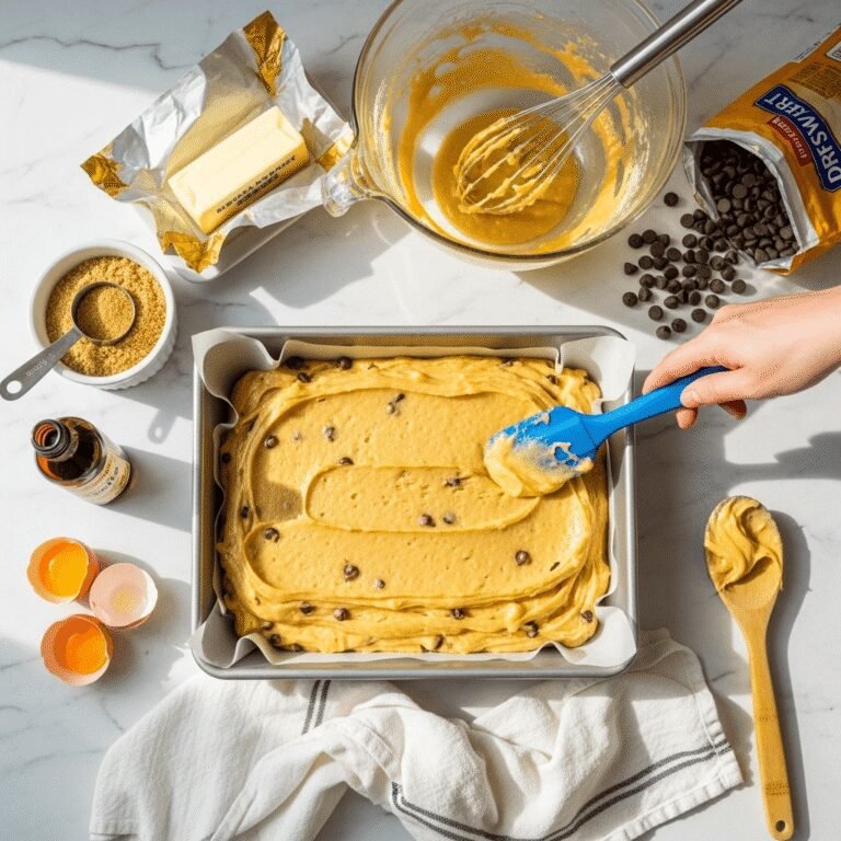 The Ultimate Blondie Recipe – Thick, Chewy, and Loaded with Flavor