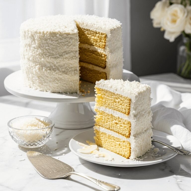 Ultimate Coconut Cake Recipe (Moist, Fluffy & Absolutely Divine!)