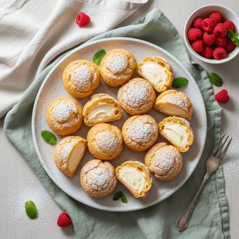 The Ultimate Cream Puff Recipe – Light, Airy, and Absolutely Irresistible!