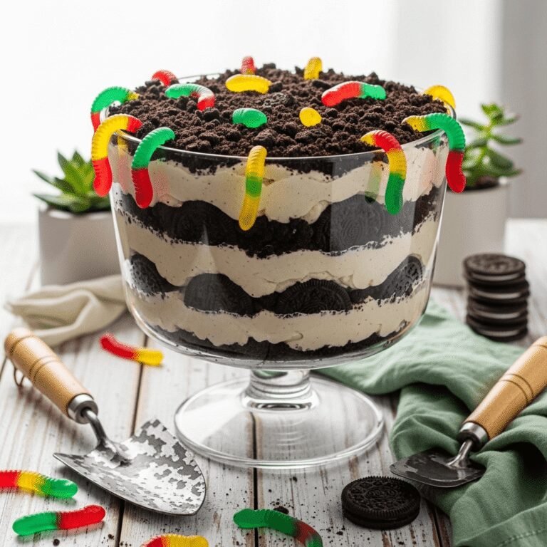 Easy Dirt Cake Recipe – Fun No-Bake Dessert Perfect for Kids & Parties!