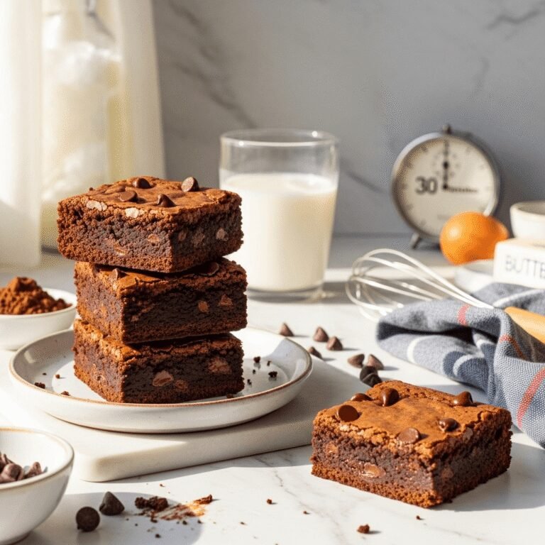 Quick Brownies Recipe – Easy 30-Minute Fudgy Brownies!
