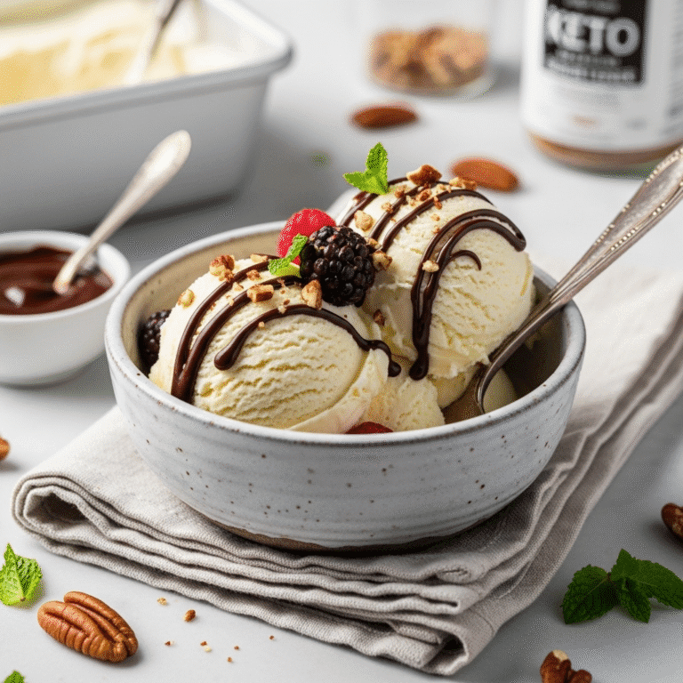 Easy Keto Ice Cream Recipe: Creamy, Delicious, and Sugar-Free