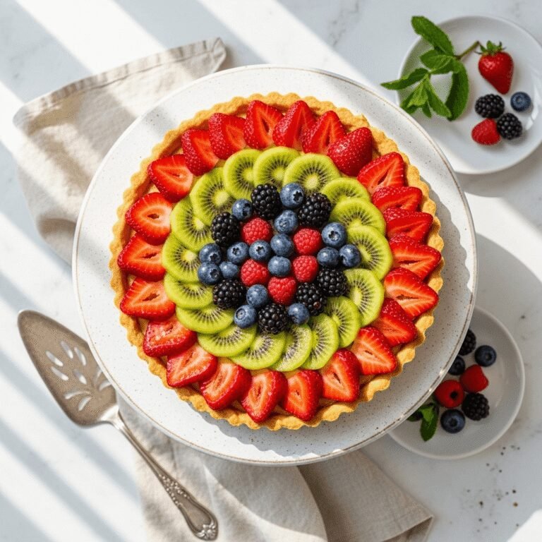 The Ultimate Fresh Fruit Tart Recipe – Buttery, Beautiful & Bursting with Flavor