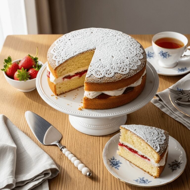 The Perfect Victoria Sponge Recipe – Light, Fluffy & Truly British!