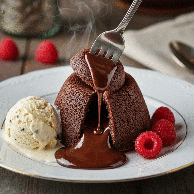The Ultimate Molten Chocolate Cake Recipe – Decadent, Oozy & Restaurant-Perfect