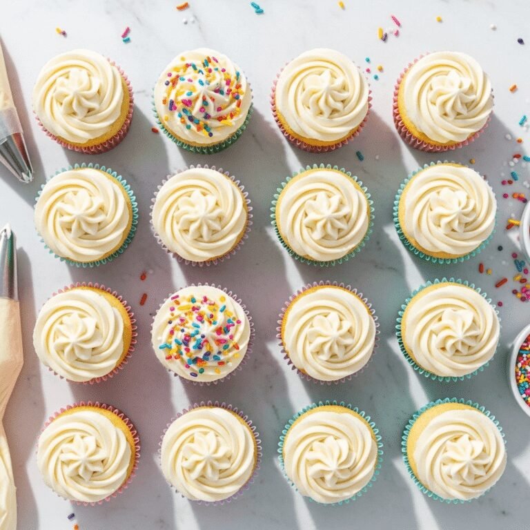 Perfect Vanilla Cupcakes Recipe – Light, Fluffy & Bakery-Style