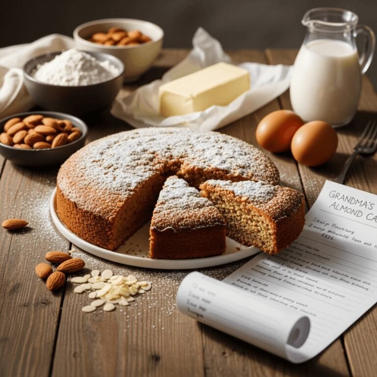 The Best Almond Cake Recipe – Moist, Buttery & Naturally Gluten-Free!