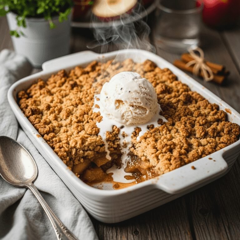 Apple Crumble Recipe: Warm, Buttery, and Irresistibly Delicious