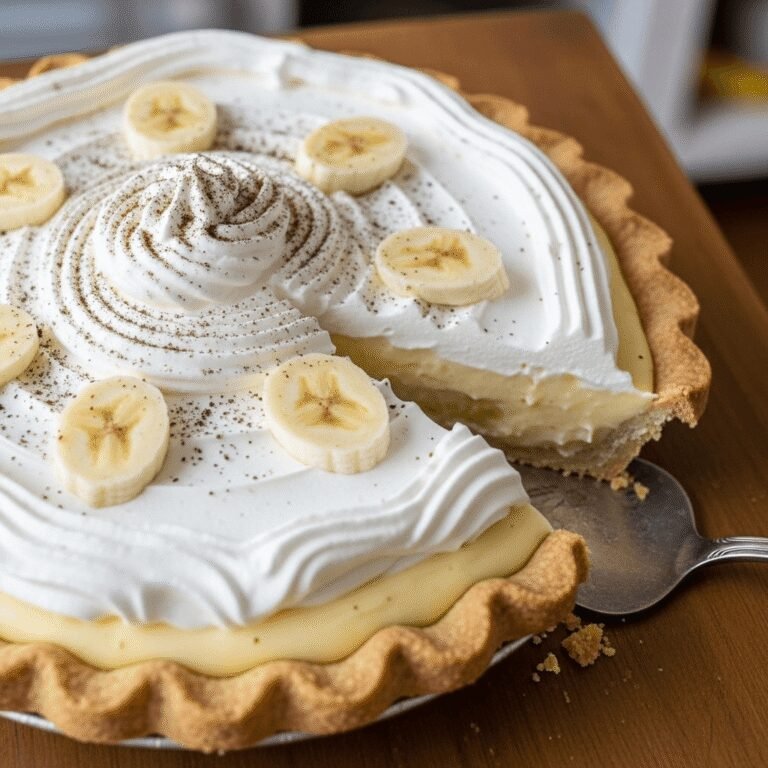 The Ultimate Banana Cream Pie Recipe – Silky, Sweet, and So Easy to Make!