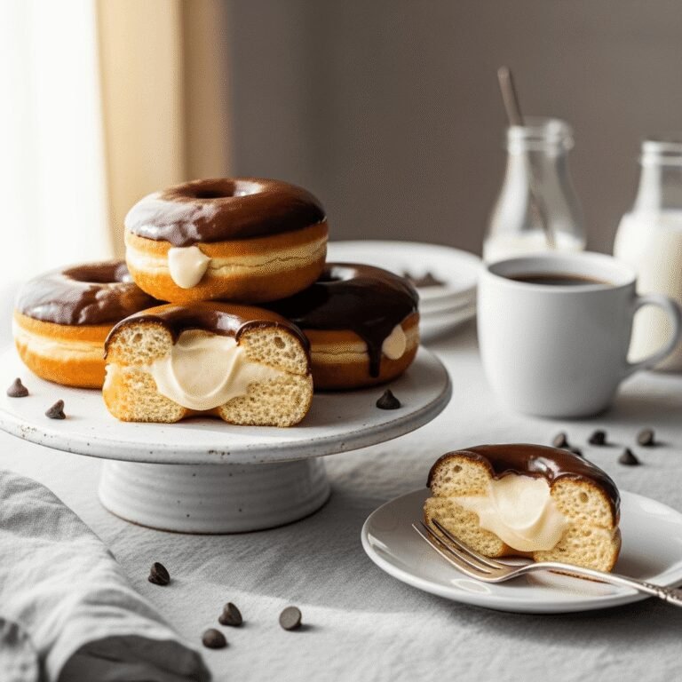 Homemade Boston Cream Donuts Recipe (Better Than Dunkin’!)