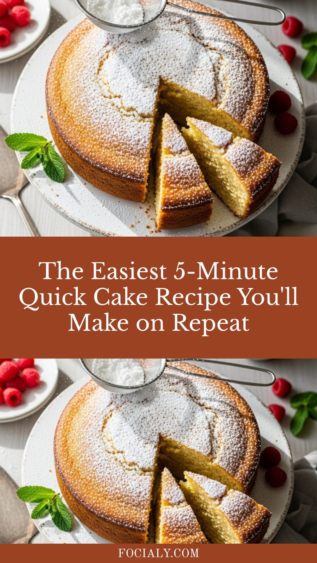 The Easiest 5-Minute Quick Cake Recipe You'll Make on Repeat