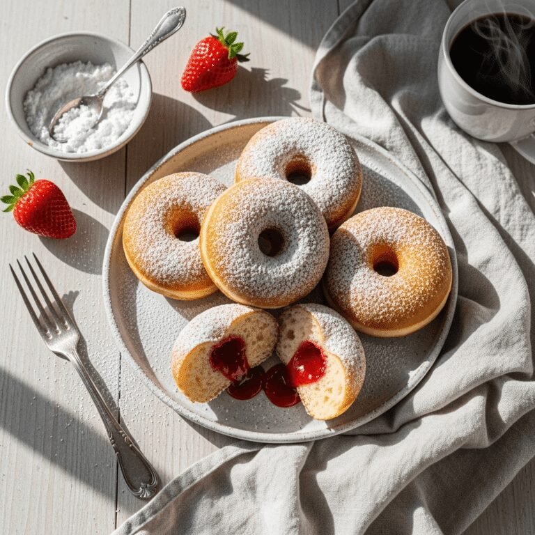 Homemade Jelly Donuts Recipe – Fluffy, Sweet & Irresistible!