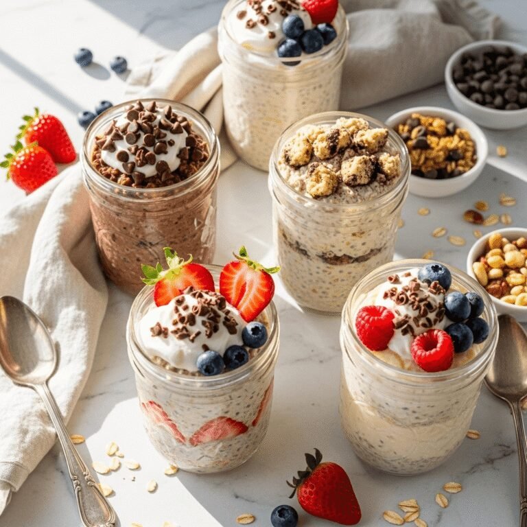 Easy Overnight Oats Dessert Recipe – The Best No-Bake Sweet Treat!