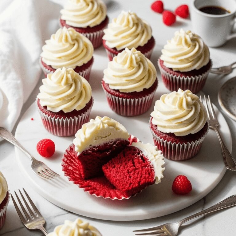 Red Velvet Cupcakes Recipe – Moist, Fluffy & Perfectly Sweet