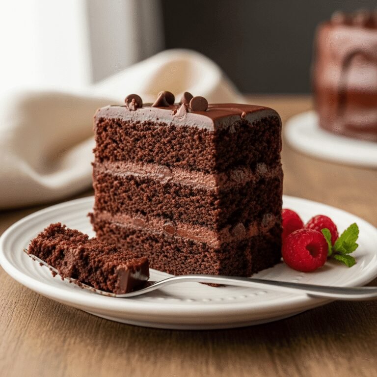 The Ultimate Triple Chocolate Cake Recipe – Rich, Moist & Decadent!