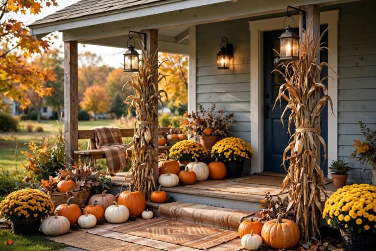 20 Fall Front Porch Decor Ideas That Look Expensive (But Aren’t)