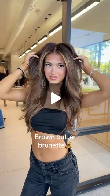 Brown butter brunette fall hair color 2026