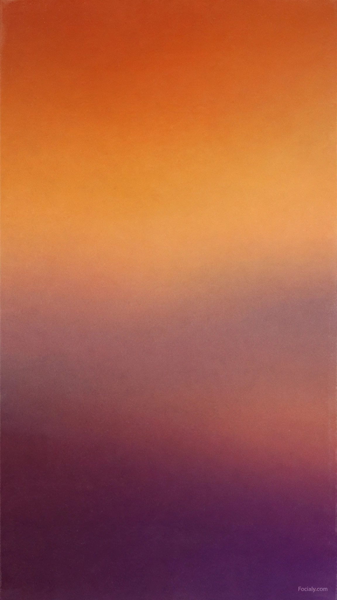 Warm burnt orange to deep plum sunset gradient phone wallpaper