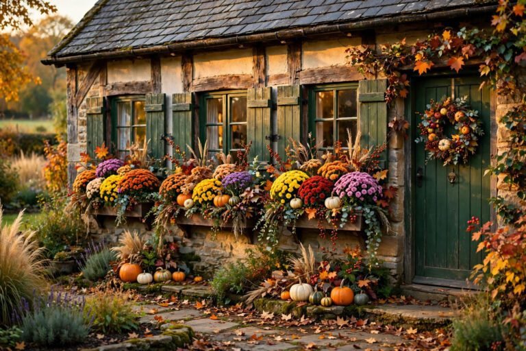 19 Fall Window Box Ideas Full of Autumn Color
