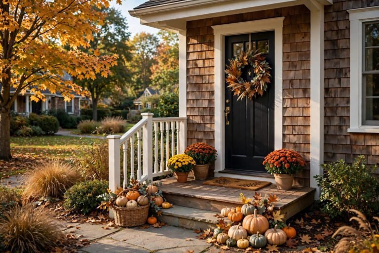 20 Front Porch Fall Decorating Ideas for Small Spaces