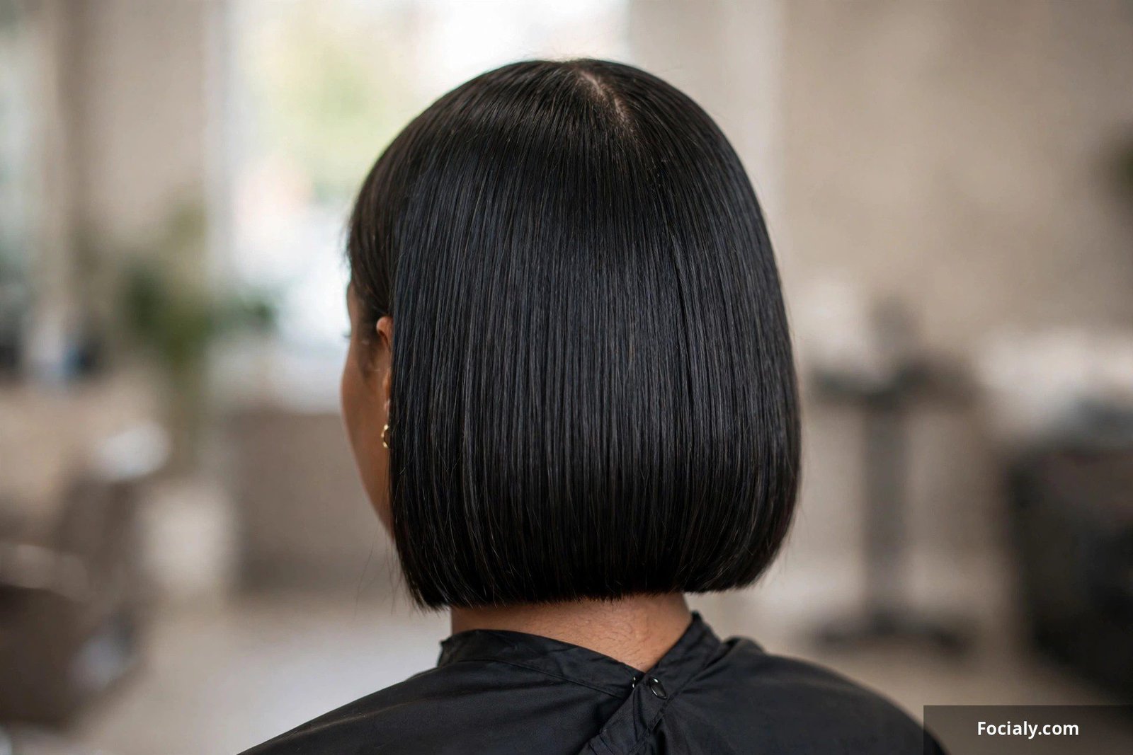 Invisible part bob quick weave with undetectable lace closure part